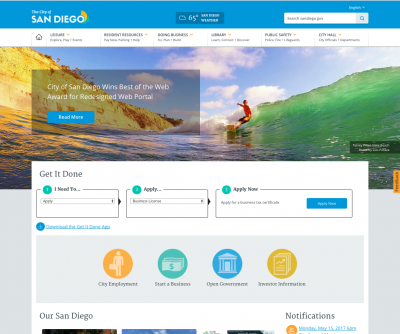 City of San Diego Website, final